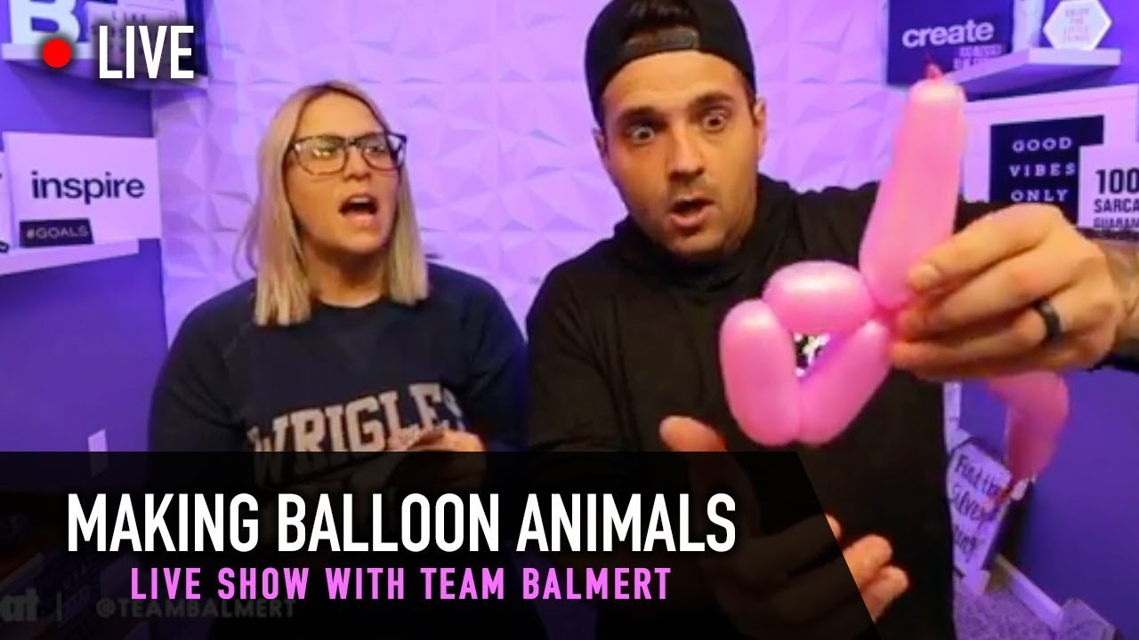 MAKING BALLOON ANIMALS! *Hilarious* | The Upbeat Show