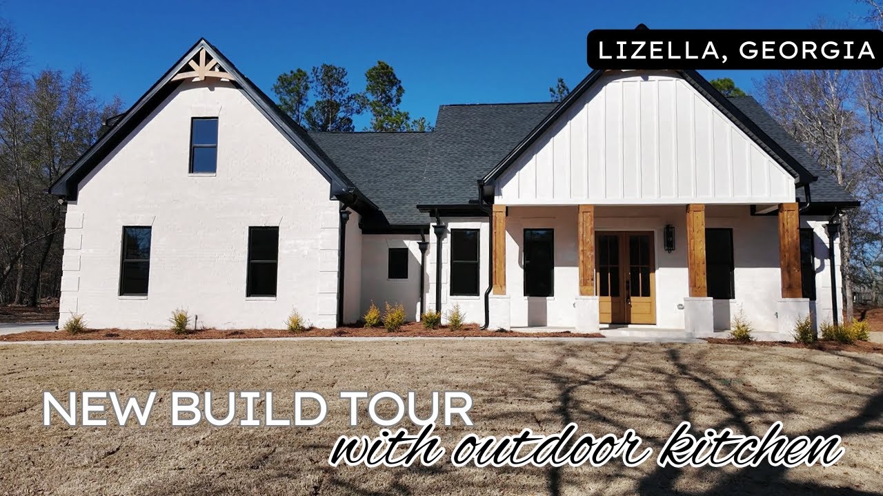 Modern Farmhouse New Build Dream Home | Middle Georgia Real Estate Home Tour