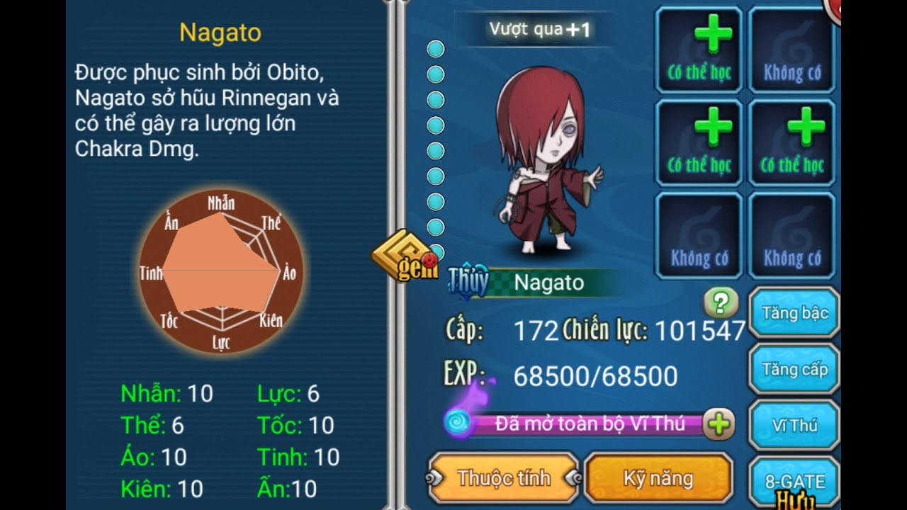 [Ninja Rebirth] Tiêu điểm tướng #52: Nagato