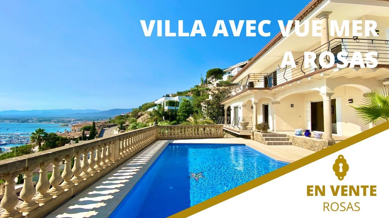 VILLA AVEC VUE MER EN VENTE A ROSAS (COSTA BRAVA) - agence immobilière Brava Home Standing