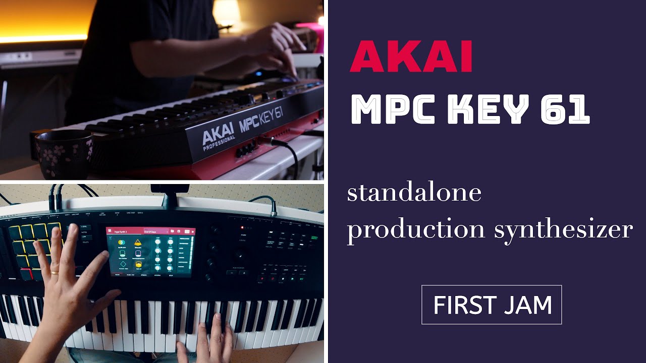 Akai MPC Key 61 Standalone Production Synthesizer Keyboard | FIRST JAM