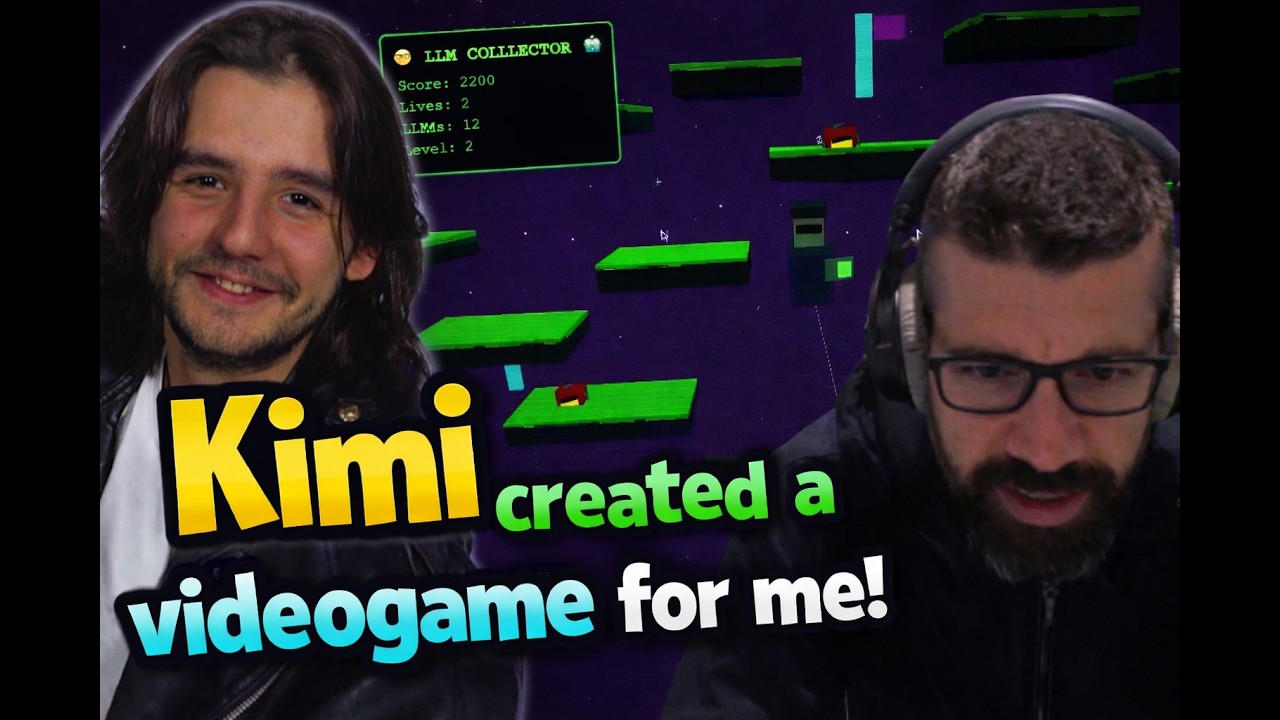 Kimi created a videogame for me!