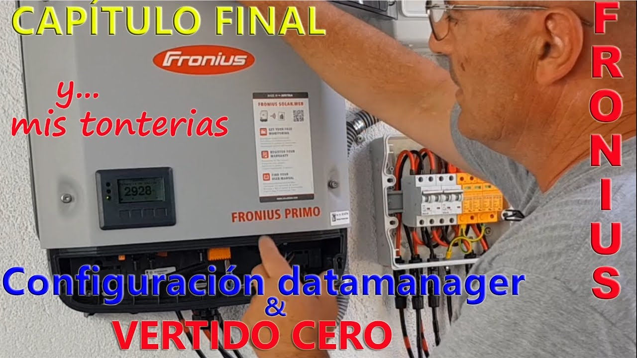 Configuración final FRONIUS Datamanager VERTIDO CERO 0 - CAP11