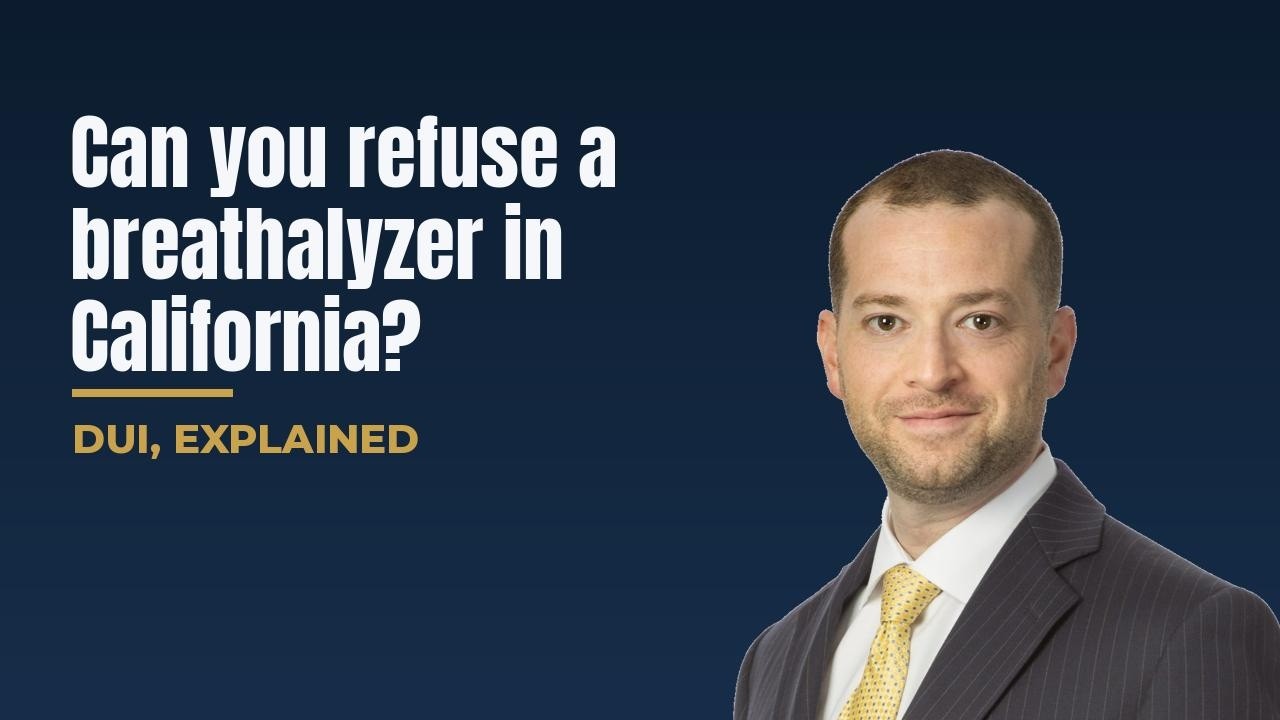 Can You Refuse a Breathalyzer in California? PAS vs. Evidentiary Test Explained