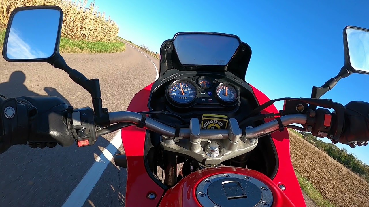 1ere ballade en TDR 125, prise en main efficace avec ma young timer !