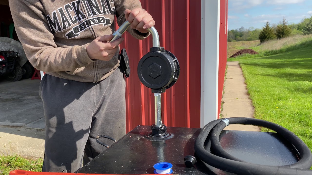 Finally Able to Pump Fuel From The Tank, New Hand Pump!