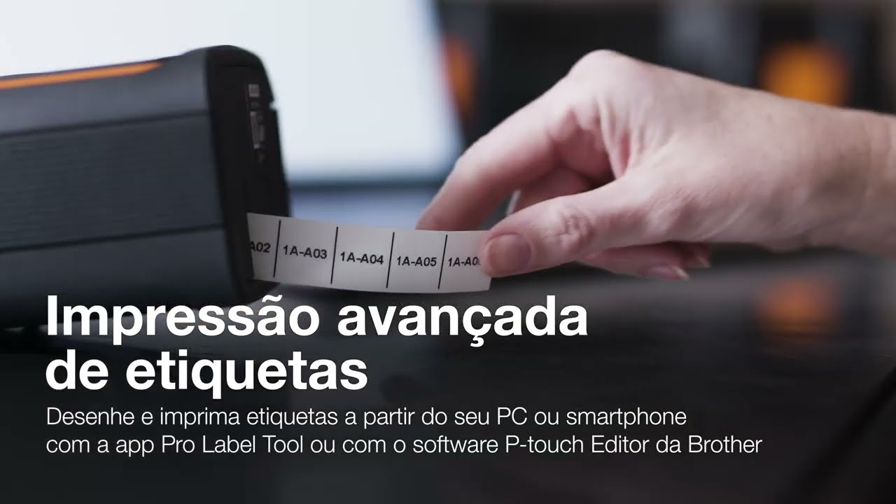 Brother - PT-E560BTVP Rotuladora eletrónica profissional com Bluetooth para instaladores