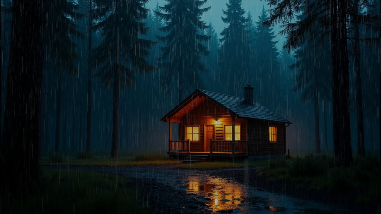 Perfect Rain Sounds For Sleeping And Relaxing - Rain And Thunder Sounds For Deep Sleep, Relax, ASMR