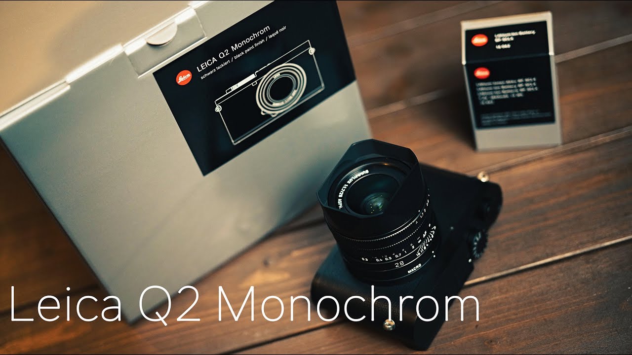 発売日に買いました！LEICA ライカ Q2 Monochrom モノクローム　開封の儀
