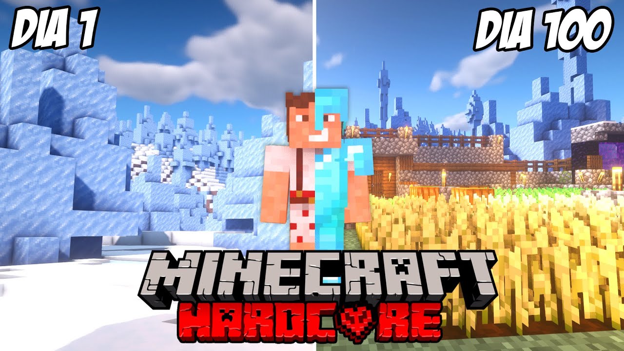Paso Minecraft pero Todo el Mundo es Hielo