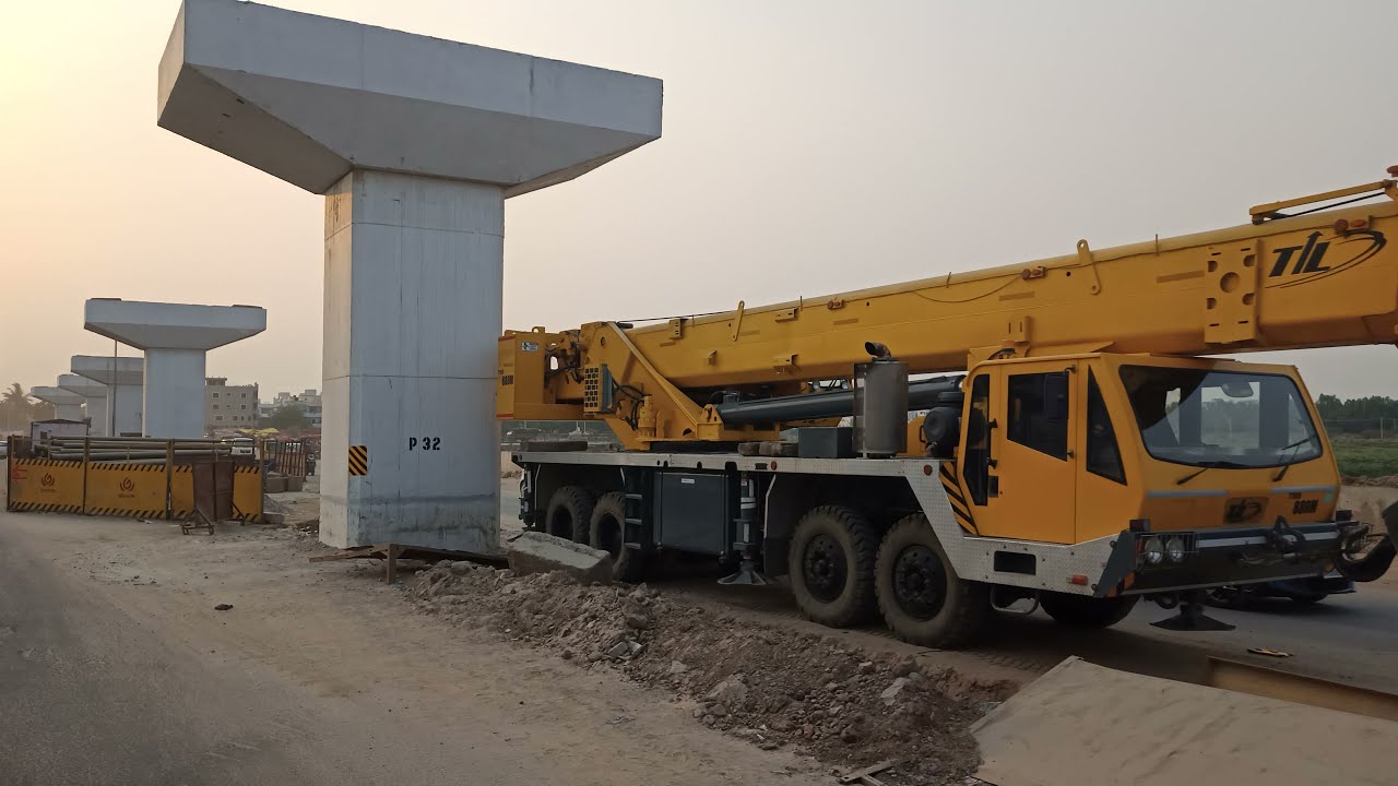Uppal Elevated Corridor flyover work part 1