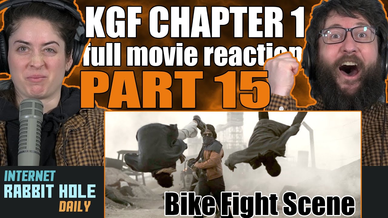 СЦЕНА ДРАКИ НА МОТОЦИКЛАХ | Реакция на фильм KGF Глава 1 | Каннада | ЧАСТЬ 15