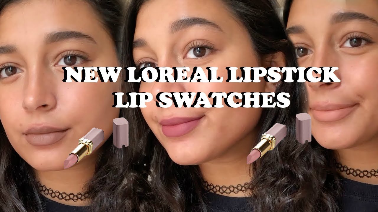 ( ͡° ε ͡°) NEW Loreal Lipstick Lip Swatches ( ͡° ε ͡°)