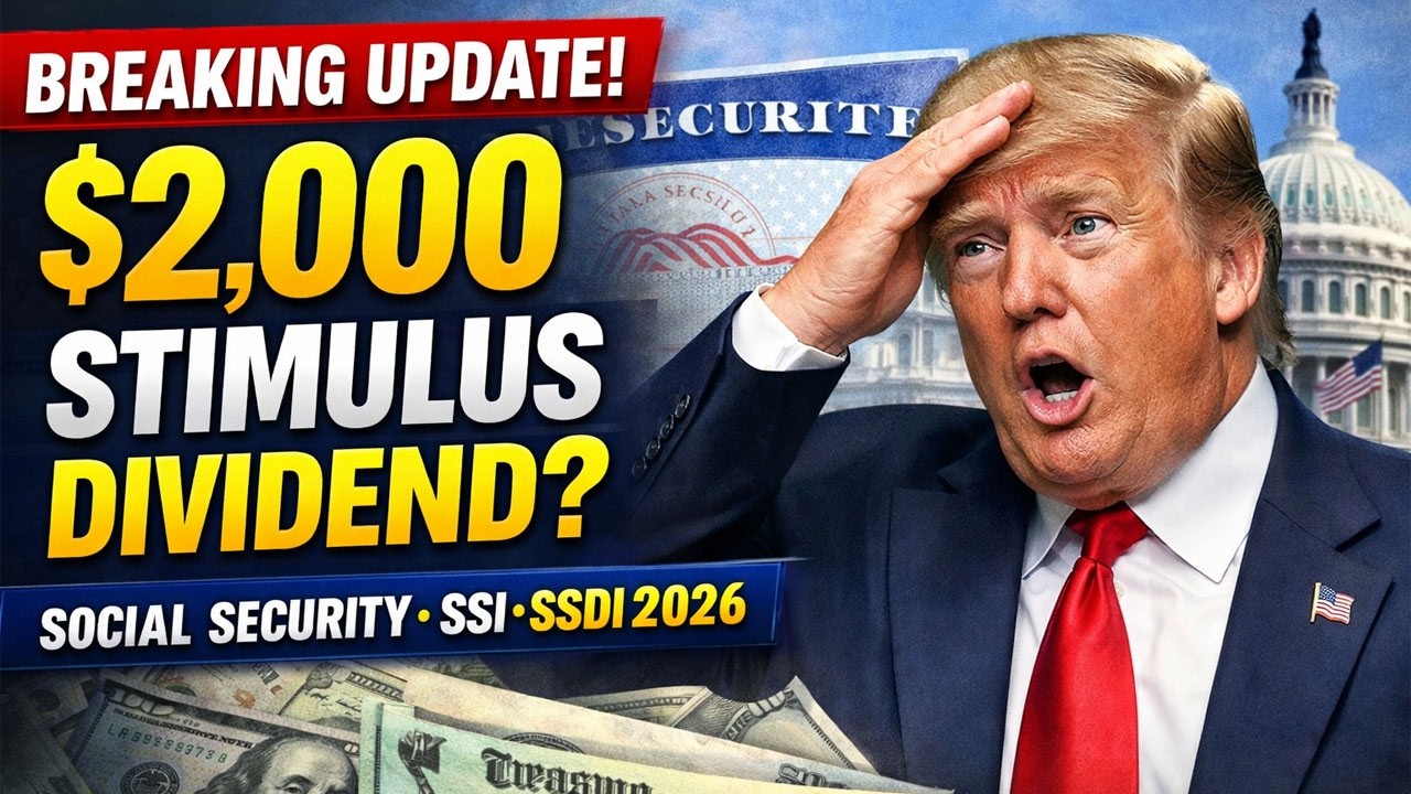 💰 $2,000 Trump Stimulus Dividend Update: Social Security, SSI & SSDI Truth in 2026