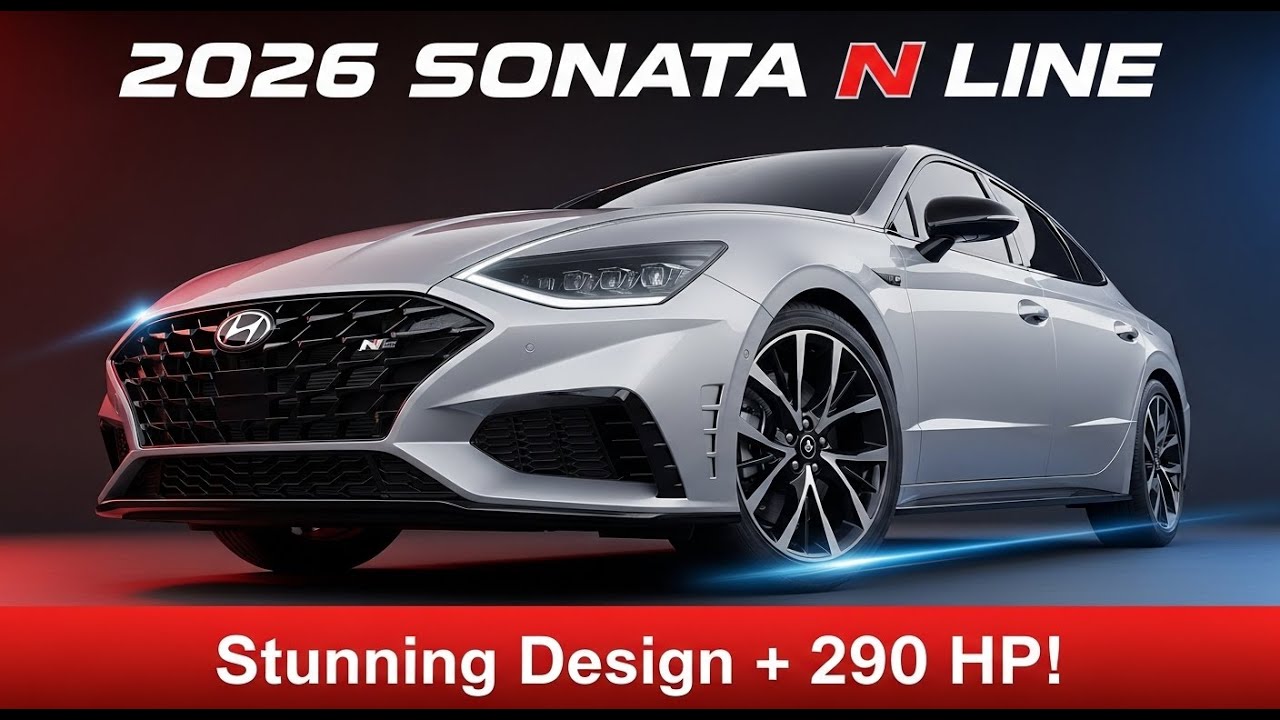 2026 Hyundai Sonata N Line – Stunning Design, Incredible Power!