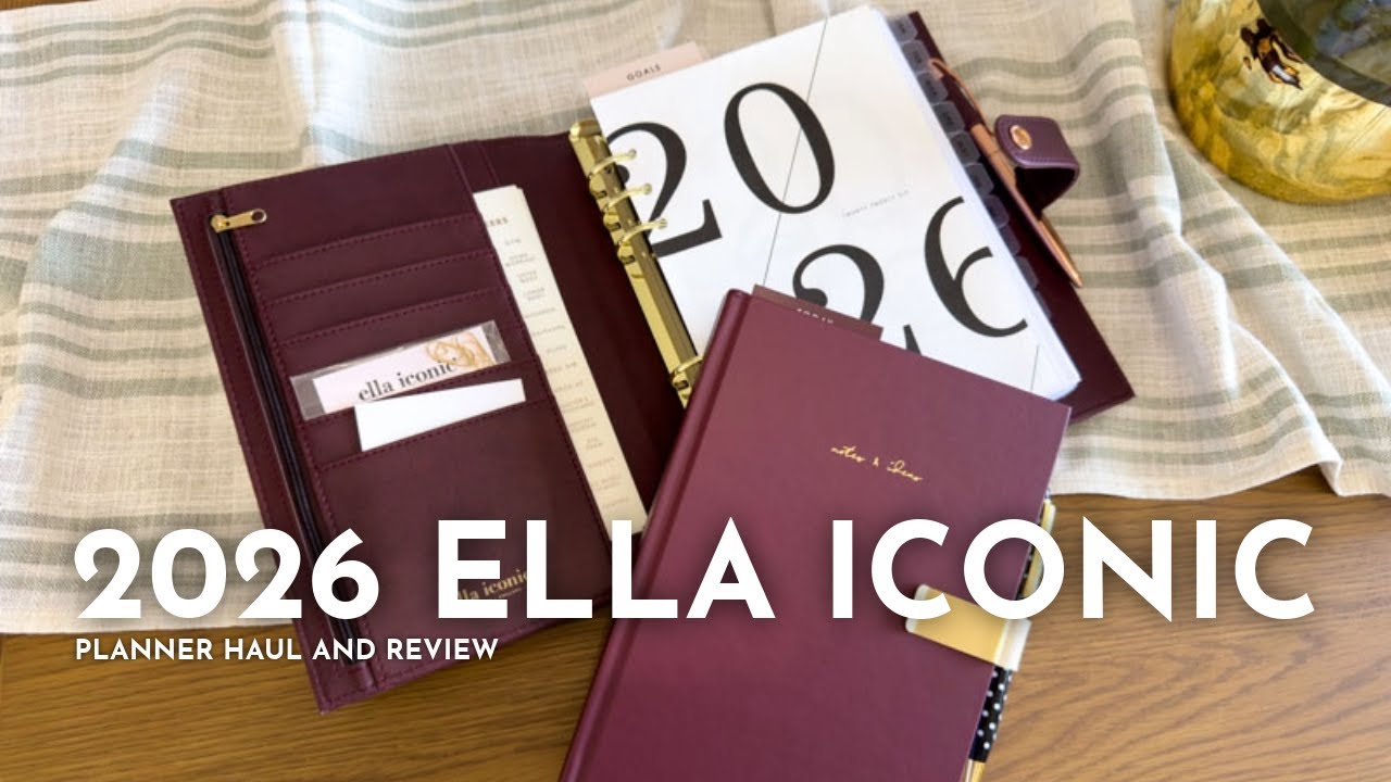 Ella Iconic 2026 Planner Haul & Review | Nyssa Blake