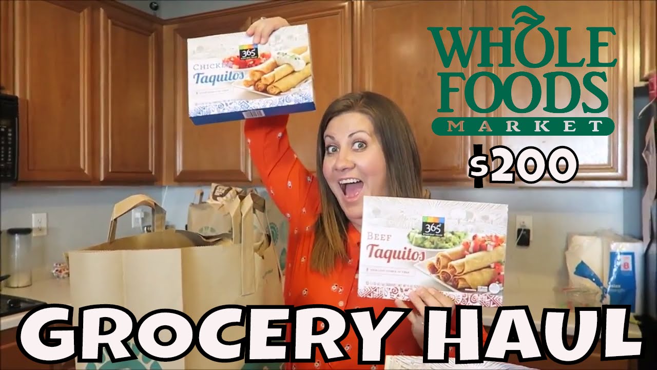 WHOLE FOODS GROCERY HAUL | $200 BUDGET | DISAPPOINTED? | PHILLIPS FamBam Hauls