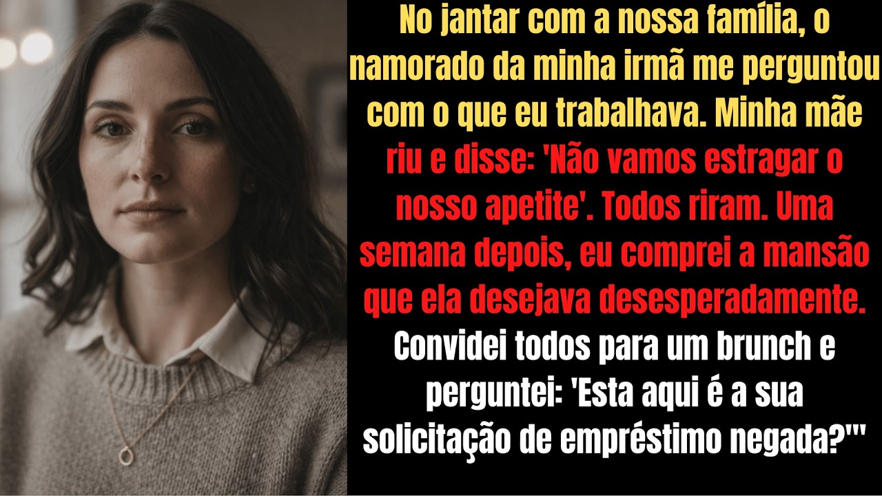 MINHA FAMÍLIA ME HUMILHOU NO JANTAR, ENTÃO EU COMPREI A MANSÃO DOS SONHOS DELES À VISTA! 😱🔥