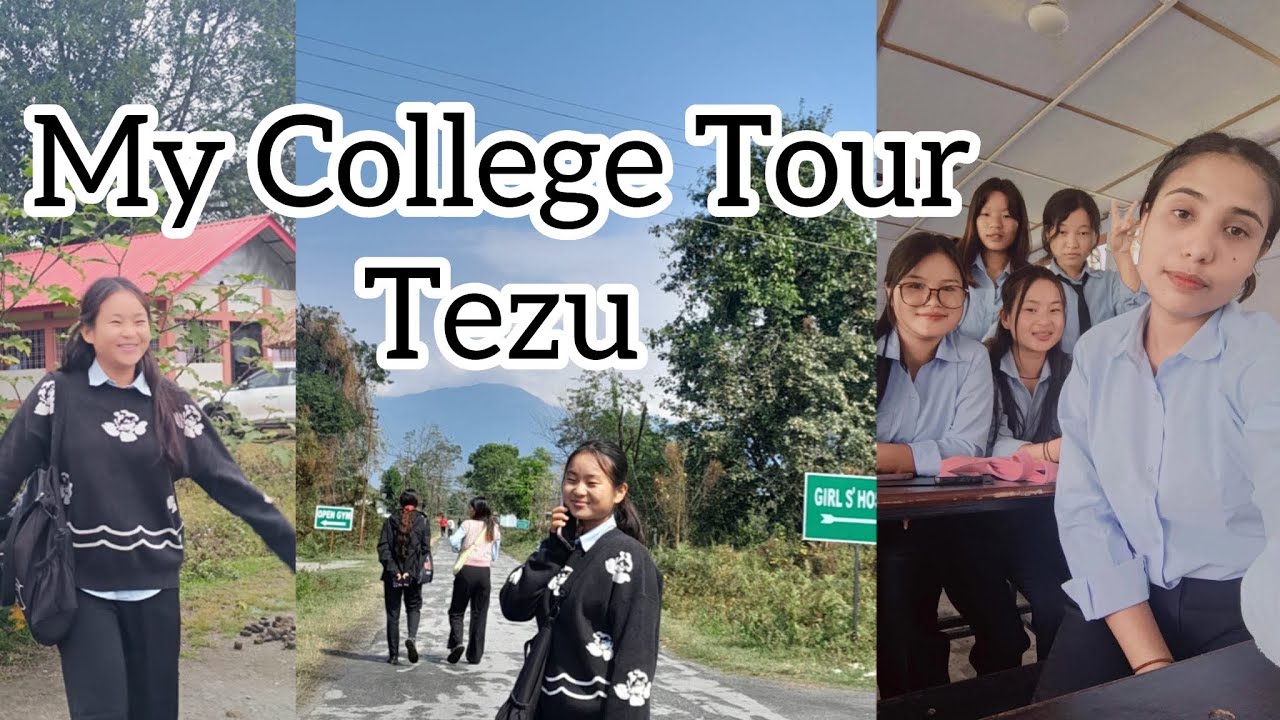 My college Tour || college Life vlog |Tezu college ||​⁠​⁠college vlog #tezu #arunachalpradesh