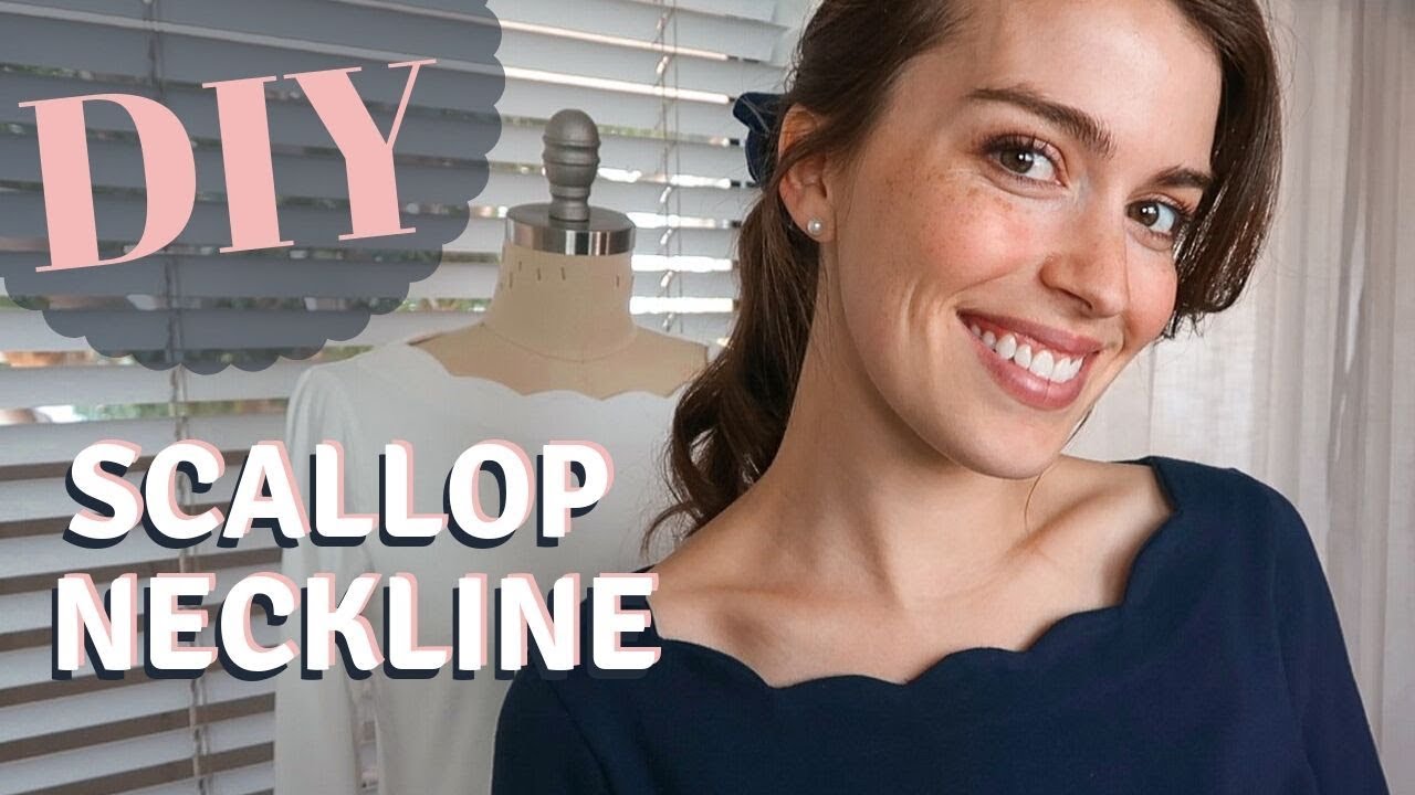 T-shirt Sewing Tutorial & Scallop Neckline Pattern Hack | Grainline Studio's Lark Tee