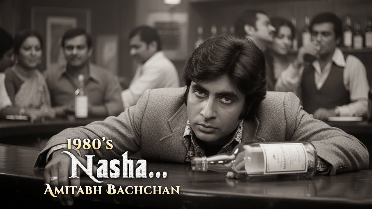 NASHA | तेरी आँखों का नशा | Old Romantic Sad Song | 80s Sad Song | Amitabh Bachchan Hit Song