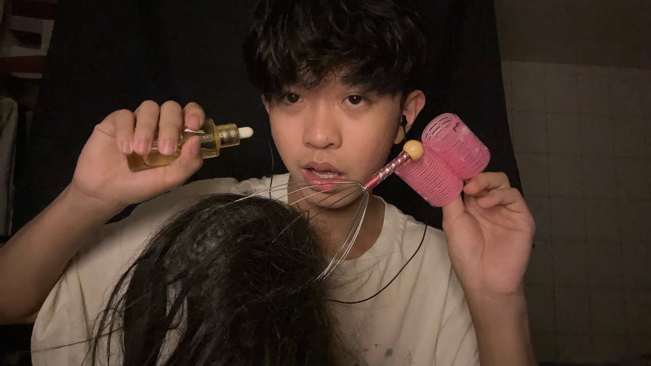 ⚠️ASMR💤Head Massage 💆&zwj;♂️🧠💆&zwj;♀️ 頭部按摩😴