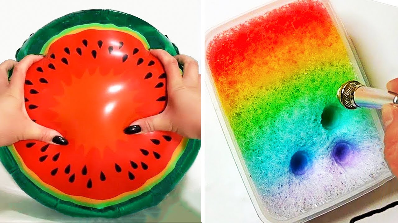3 Hours Of Oddly Satisfying Slime ASMR - Relaxing Videos for Better Sleep 3461