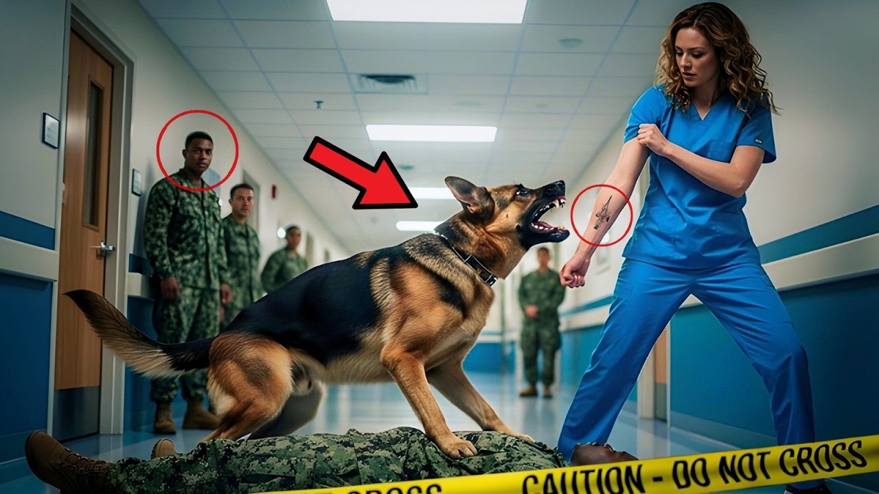 Le K9 refuse qu’on approche le SEAL blessé — une infirmière montre son tatouage