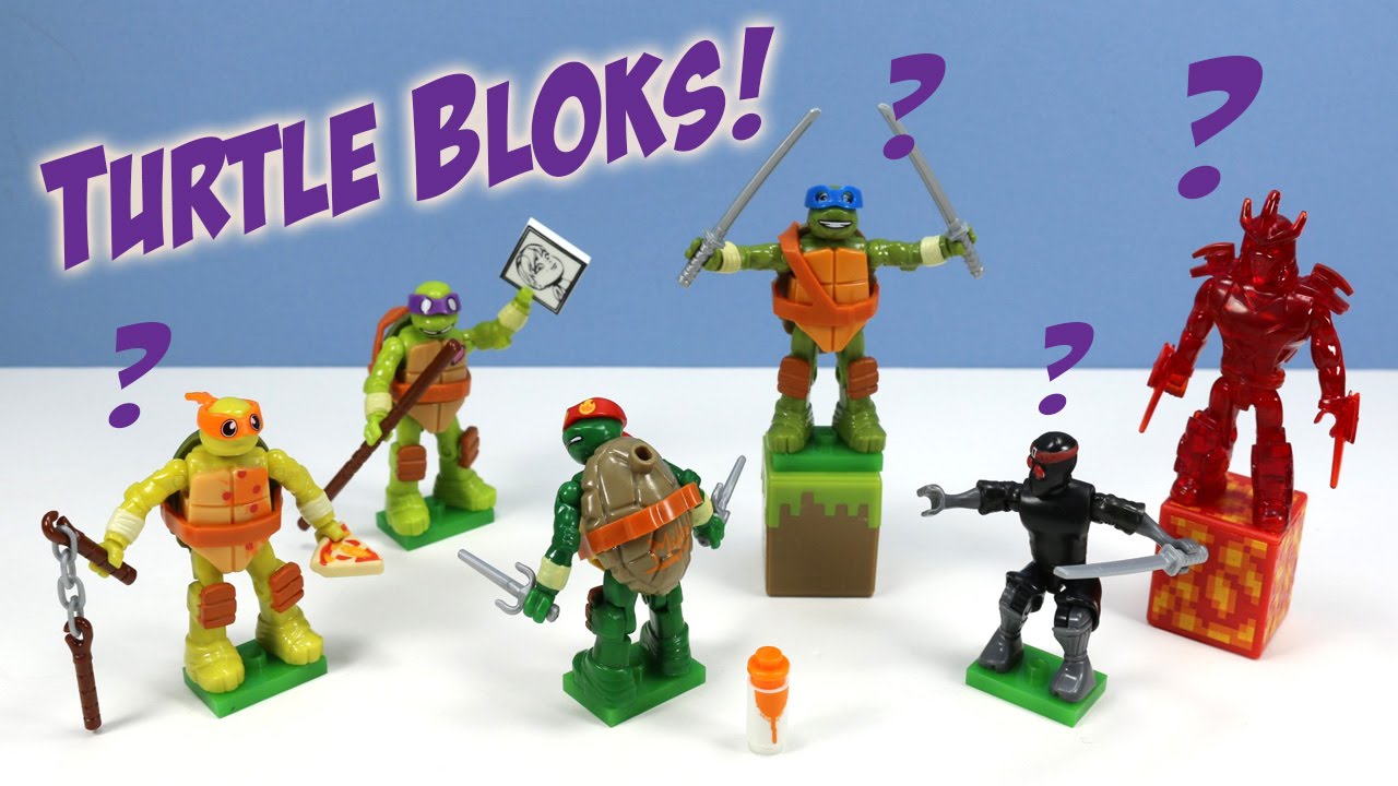 Teenage Mutant Ninja Turtles MEGA BLOKS Minifigures Series 1 Mystery Packs Codes