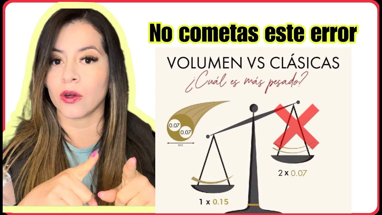 como saber el calculo VOLUMETRICO de las EXTENSIONES de pesta&ntilde;as paso a paso