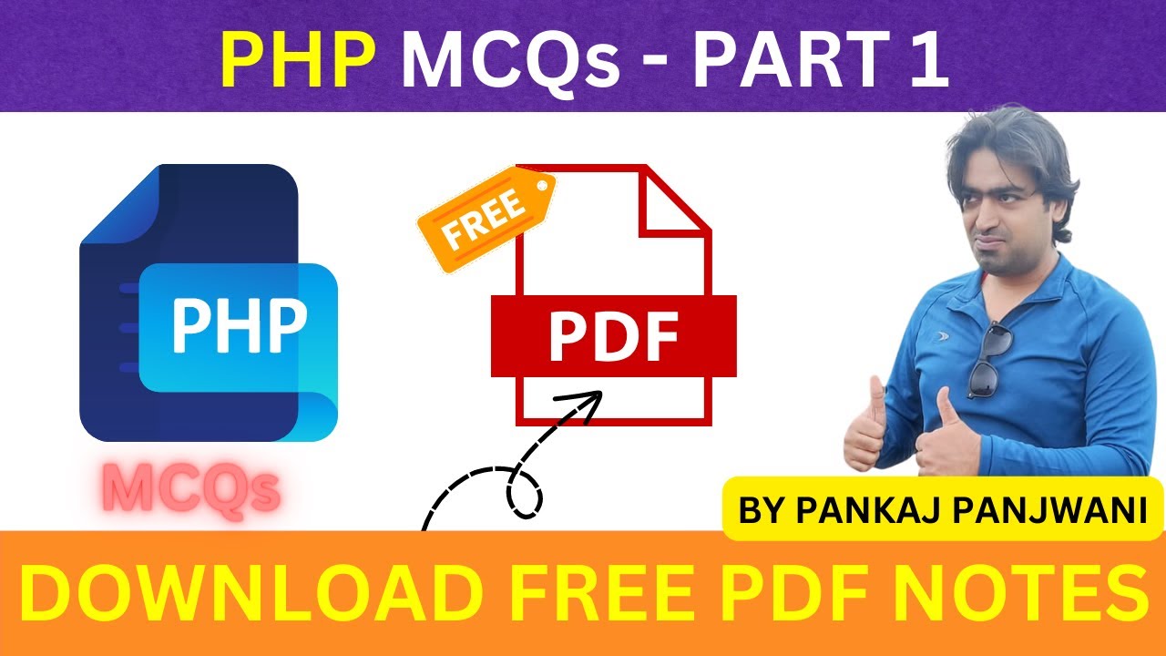 PHP MCQs - Part 1 | Must-Know MCQs | In Hindi | By Pankaj Panjwani