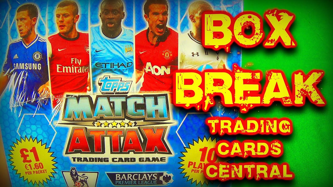 TOPPS MATCH ATTAX PREMIER LEAGUE 2013-14 | BOX BREAK! | TRADING CARDS CENTRAL