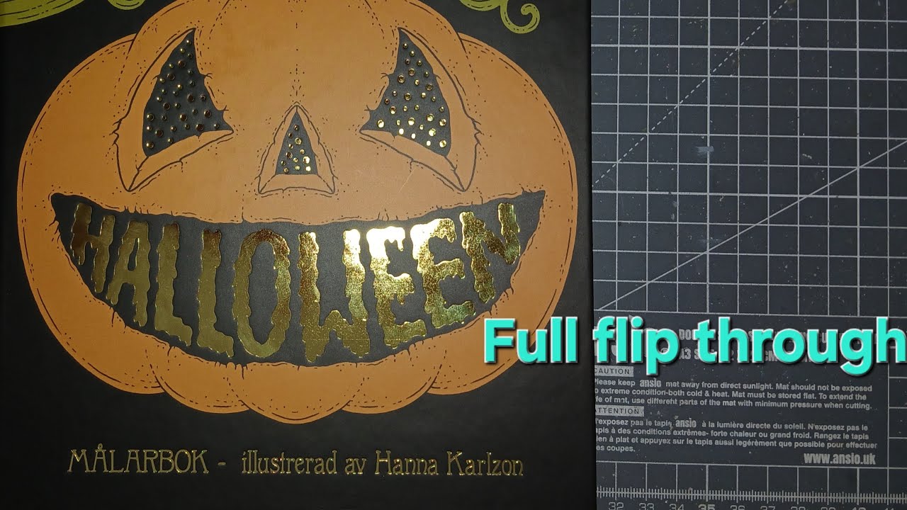 Full flip through of Hanna Karlzon's new book 'Halloween'