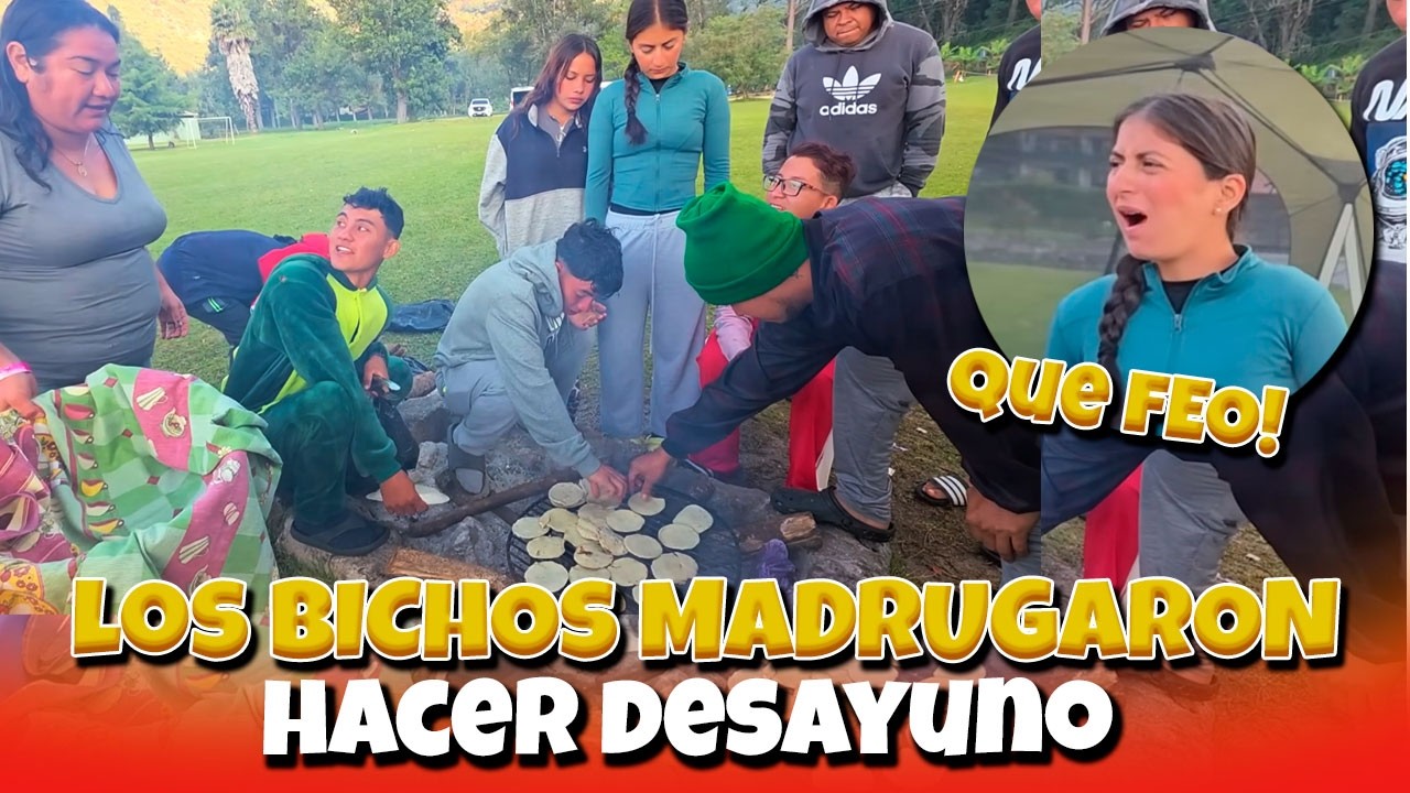 Los bichos querían sorprender a las mujeres con el desayuno. Pero todo les salio MAL