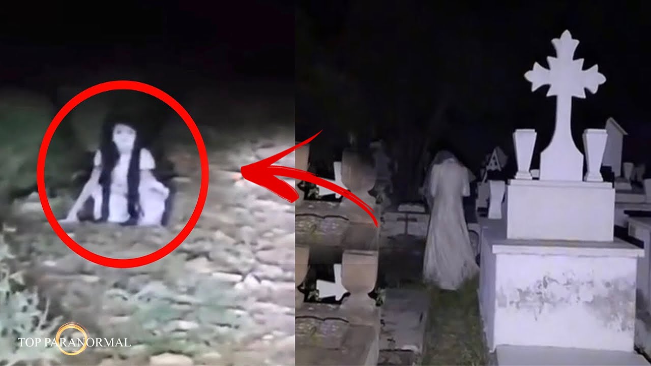 7 видео с призраками, пойманными на кладбищах. Часть 7 / Видео НАСТОЯЩИХ УЖАСОВ / Призраки 2024