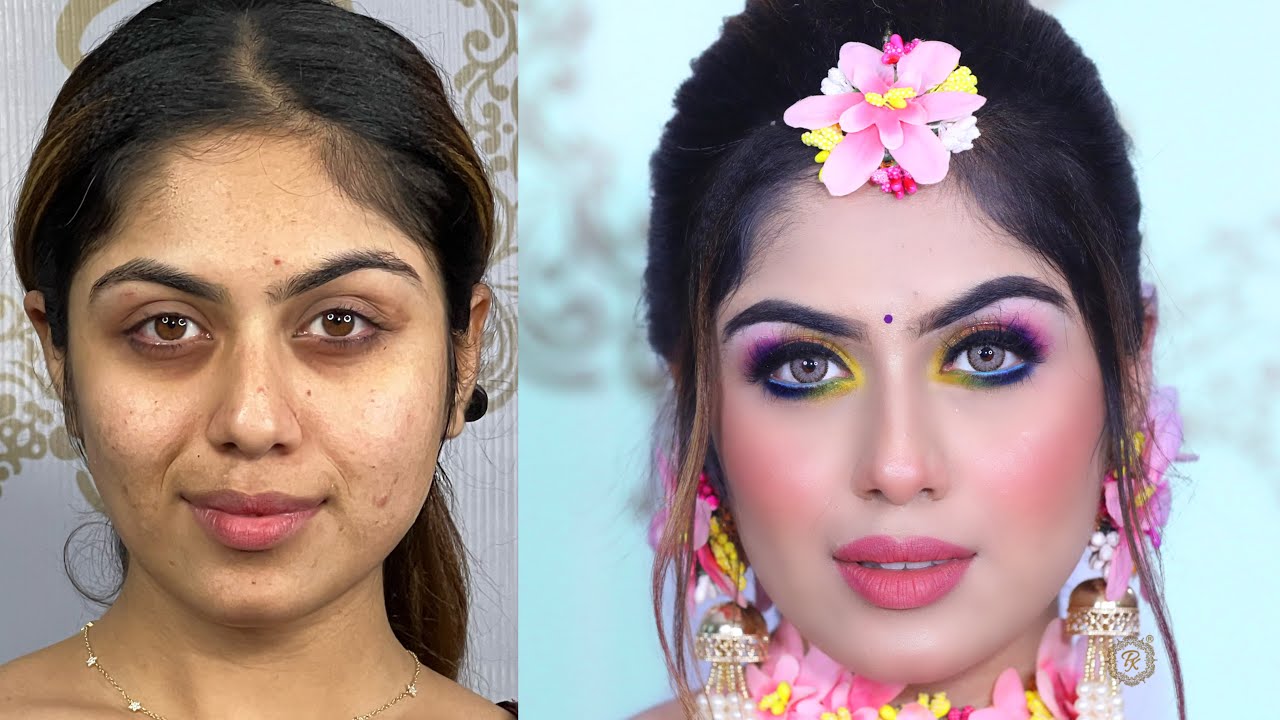 Haldi Look for Bride | MAKEUP TUTORIAL 4 BEGINNERS | @pkmakeupstudio   | Bridal Makeup Step by Step