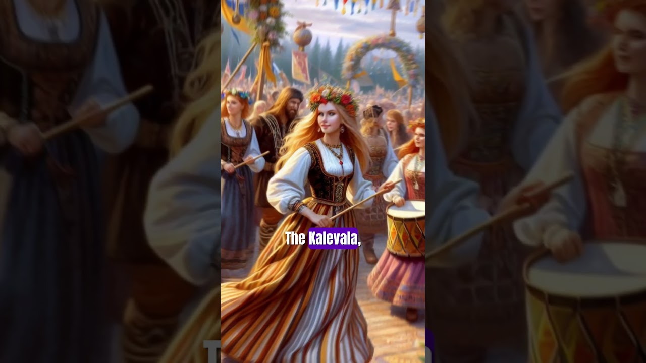 Ancient songs of the Kalevala: The Celestial Maiden and her Son #mythology #gods #goddess