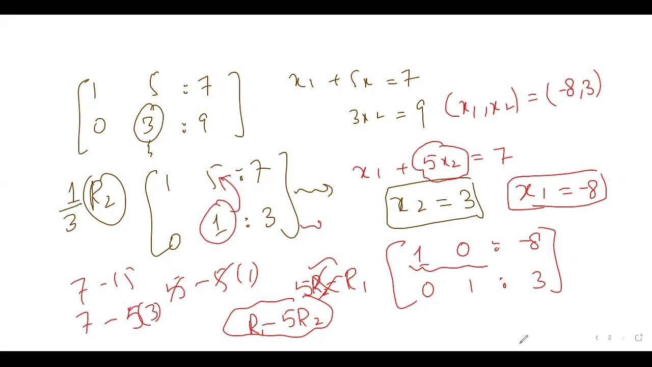 Exercise 1 1 Explained Clearly  Linear Algebra by David C  Lay
