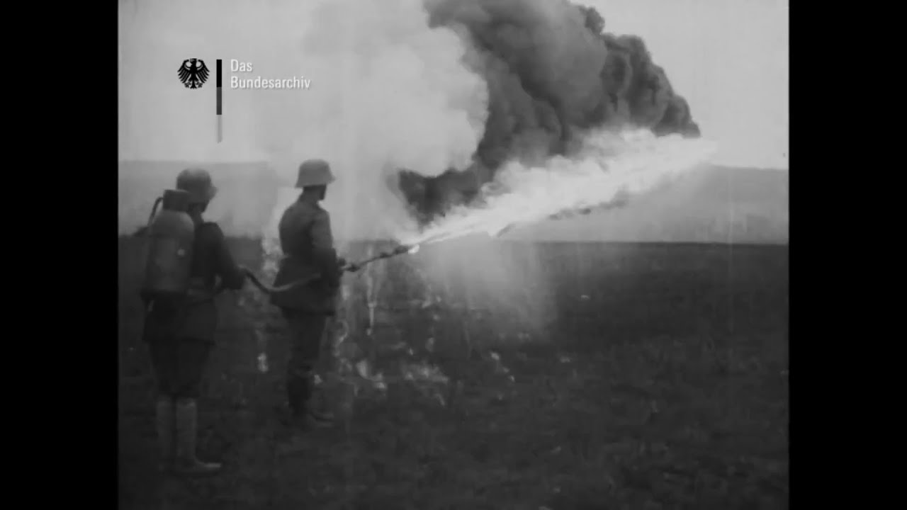 Flamethrowers of World War I - Footage Collection [1914-1918]