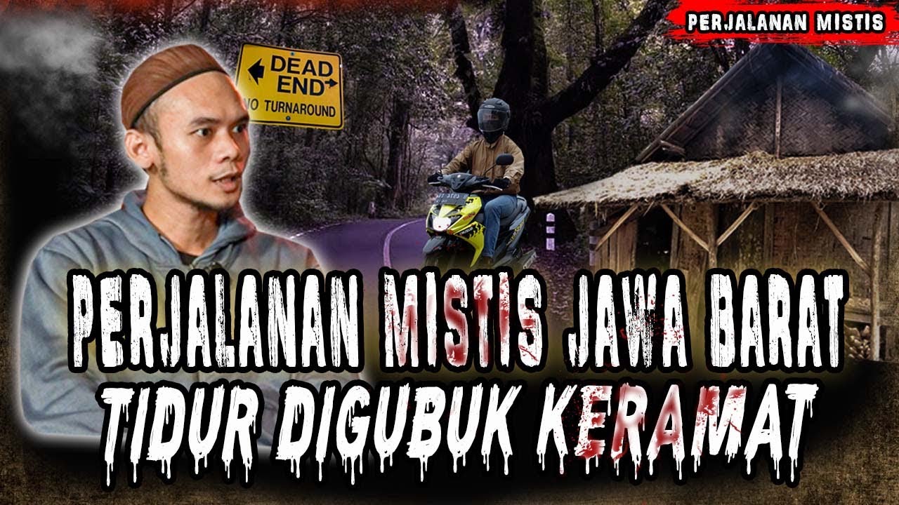 NEKAT BAWA MOTOR SENDIRIAN DIMALAM HARI, SAMPE TIDUR DI GUBUK KERAMAT!PERJALANAN MISTIS JAWA BARAT!