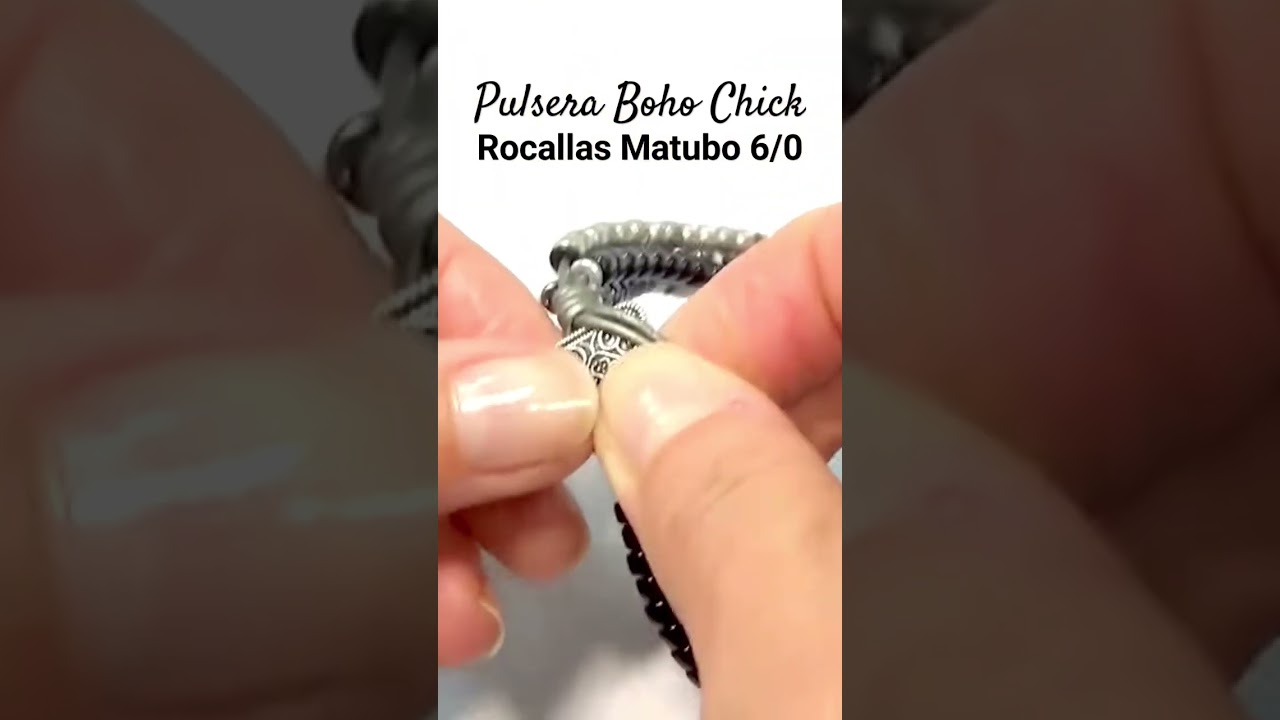Aprende a realizar una pulsera Multihilo Estilo Boho Chick con Rocallas Matubo #handmade #pulsera