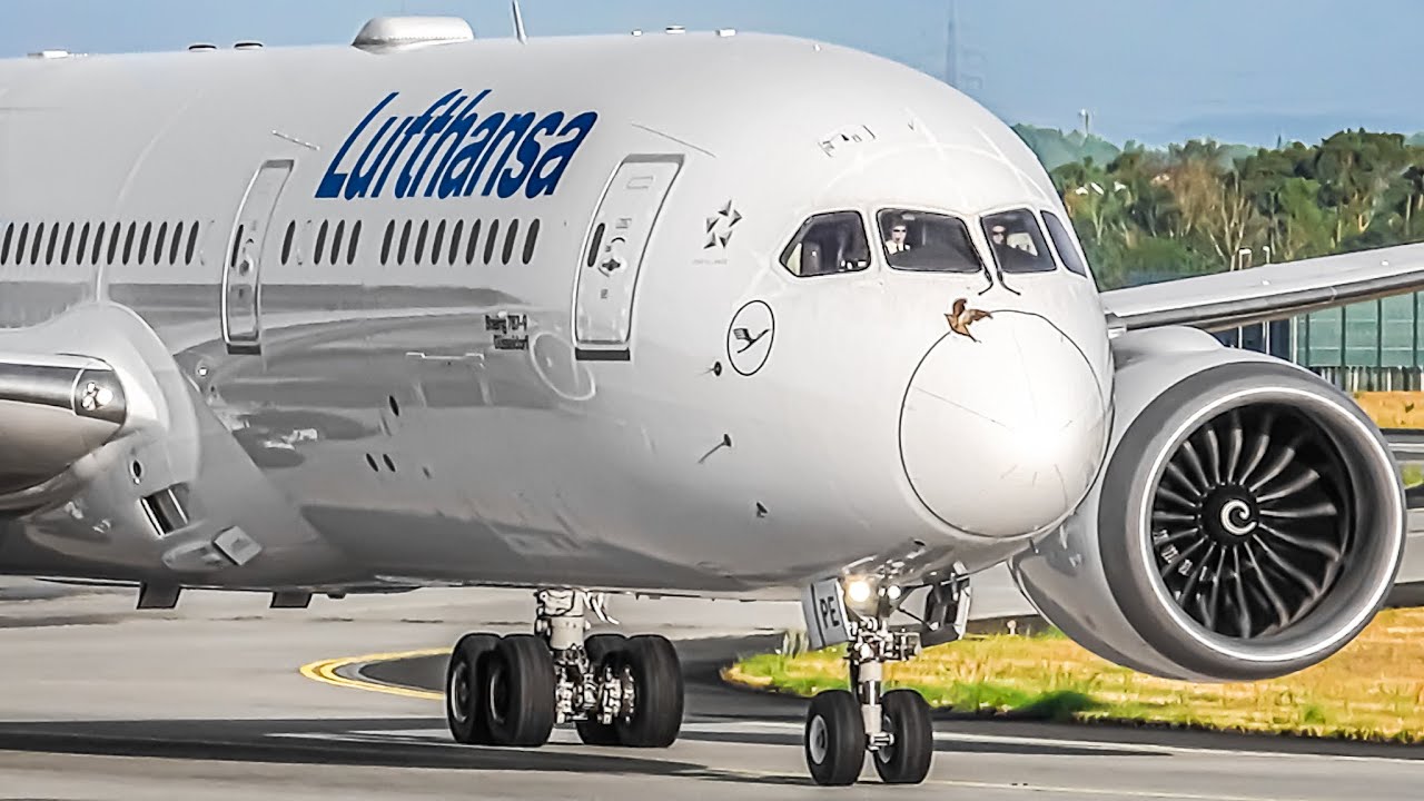 300 PLANE TAKEOFFS & LANDINGS in 3 HRS, Aircraft Identification 🇩🇪 Frankfurt Airport Plane Spotting