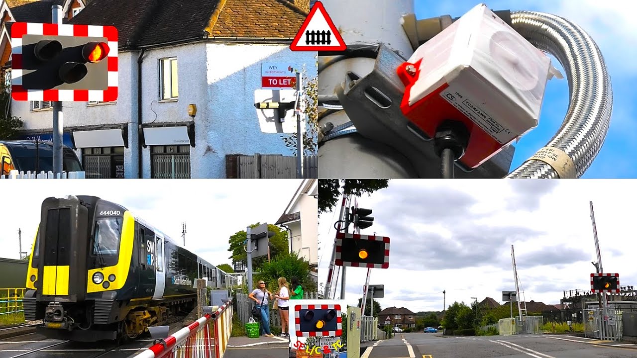 Farncombe (Farncombe Street & Bourne Road) Level Crossings, Surrey