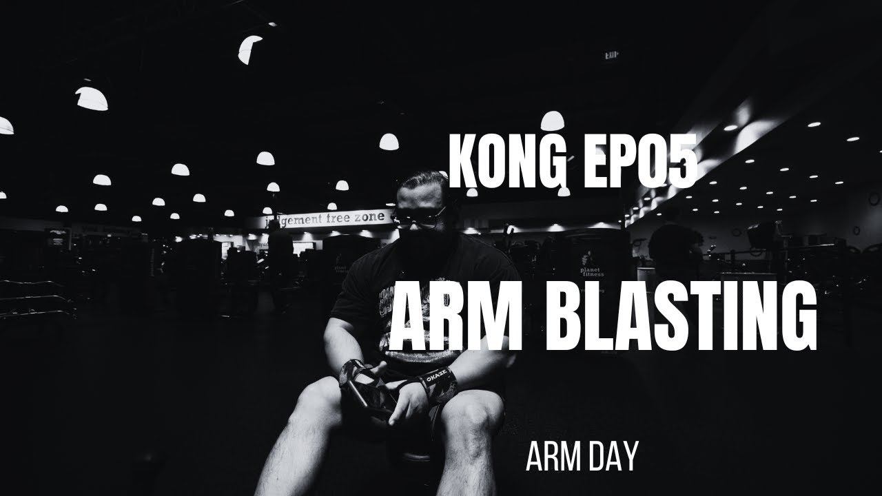 KONG EP 05  High Rep Arm and Back Hypertrophy Workout