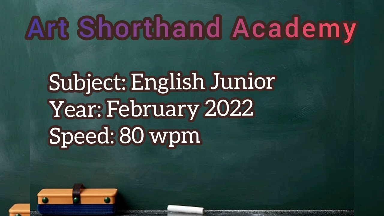 Английский язык для начинающих (Stronhand English Junior) – февраль 2022 г. – 80 слов в минуту