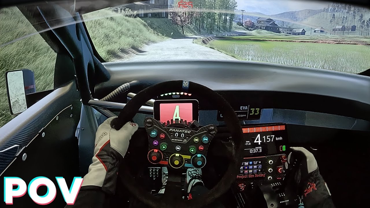INSANE WRC Rally Japan Stage! | Fanatec DD+