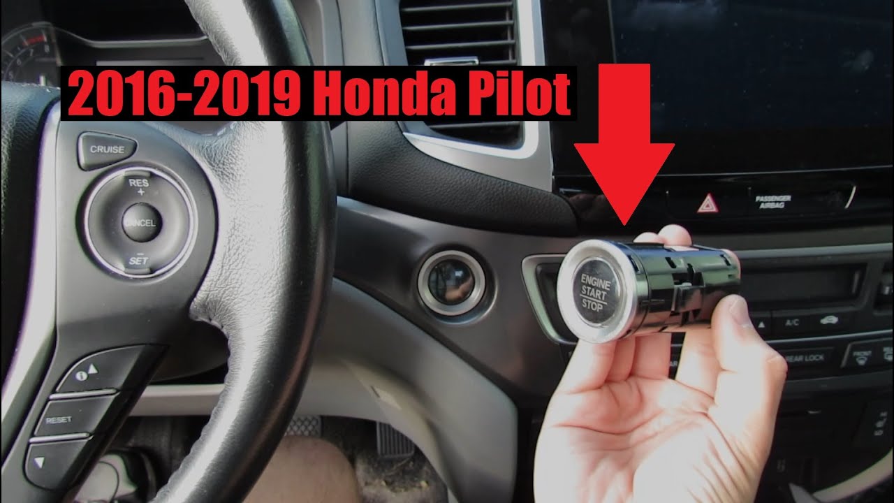 Как заменить кнопку «Старт-стоп» в Honda Pilot 2016–2019 годов выпуска