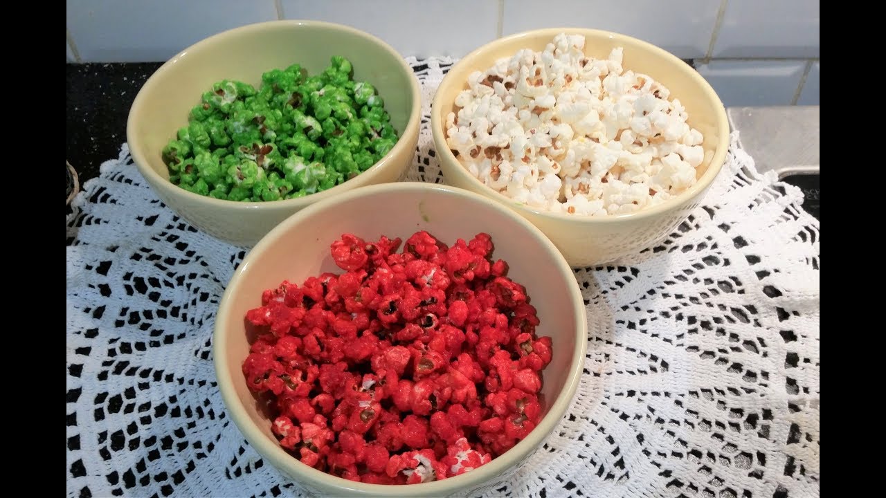 Popcorn sucré salé coloré فشار ملون حلو و مالح للاطفال