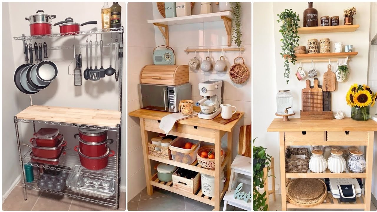 75+Tiny kitchen decorating ideas for your dreamy kitchen.Small kitchen organization ideas. #kitchen