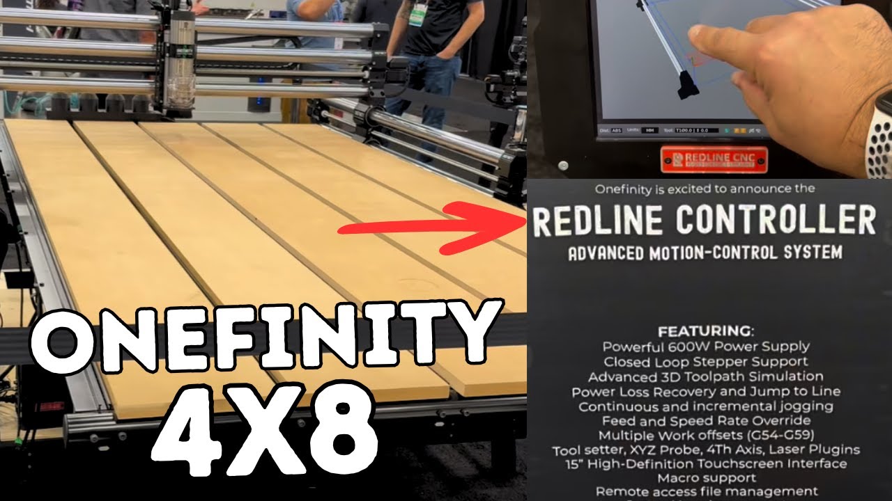BRAND NEW 4x8 Onefinity CNC & Redline CONTROLLER